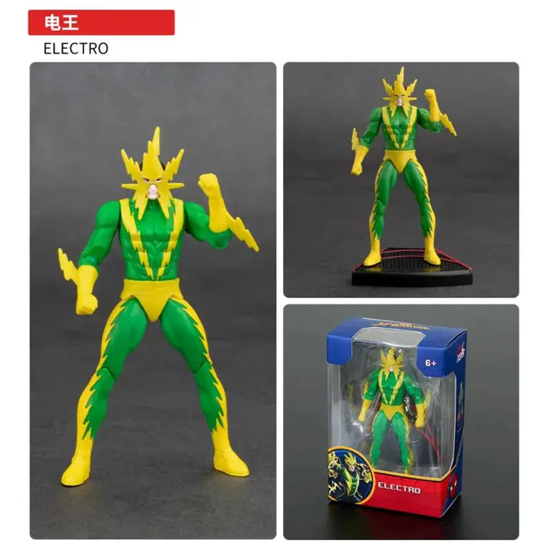 ZD Original Spider Man 4Inch Action Figures Green Goblin Doctor Octopus Venom Gwen Electro Scarlet Spider 2099 Rhino