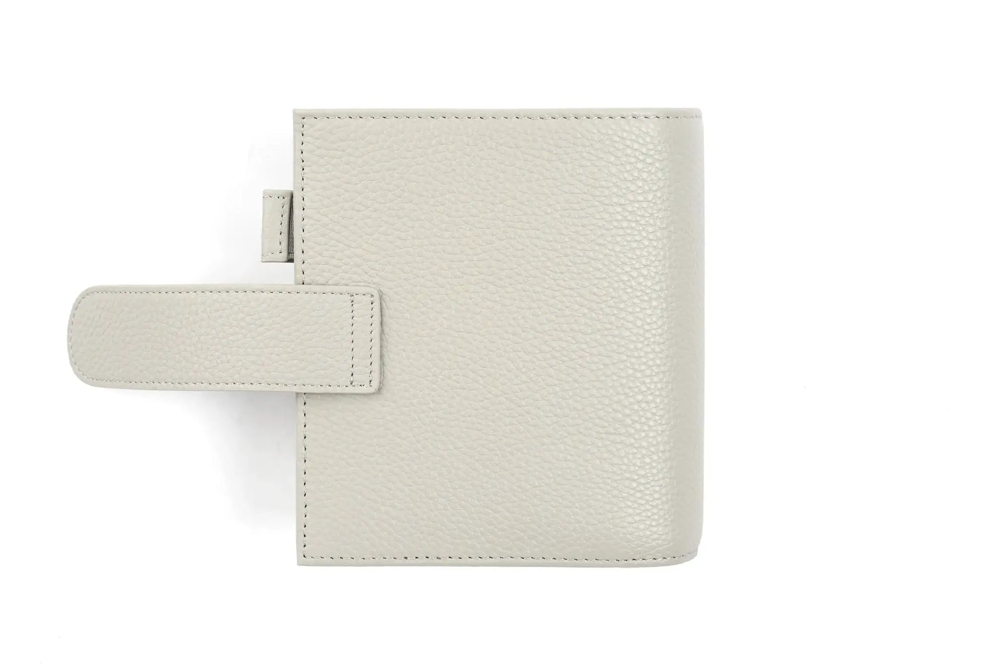 Moterm Luxe 2.0 pocket planner A7 in pebbled cream leather by Simples Market
