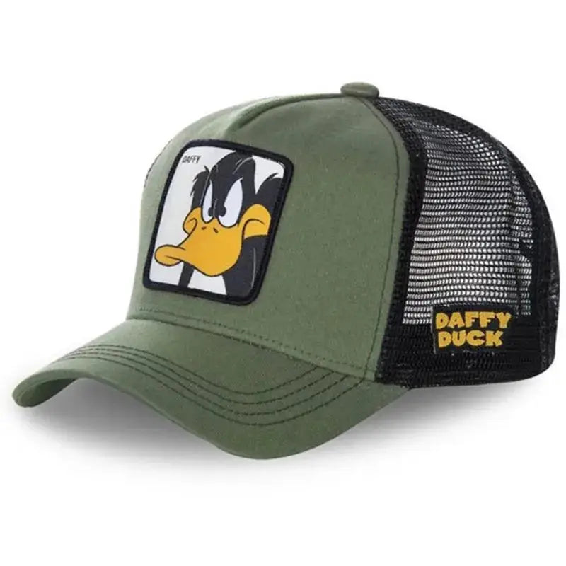 Unisex Anime Cartoon Patch Baseball Cap High Quality Trucker Hat Men Women Sun Shield