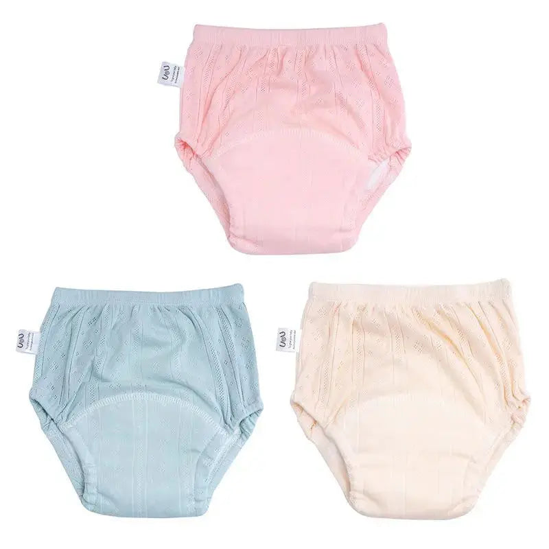 Newborn Training Pants Baby Shorts Solid Color Unisex Washable Reusable Cloth Diaper Nappies For Infants