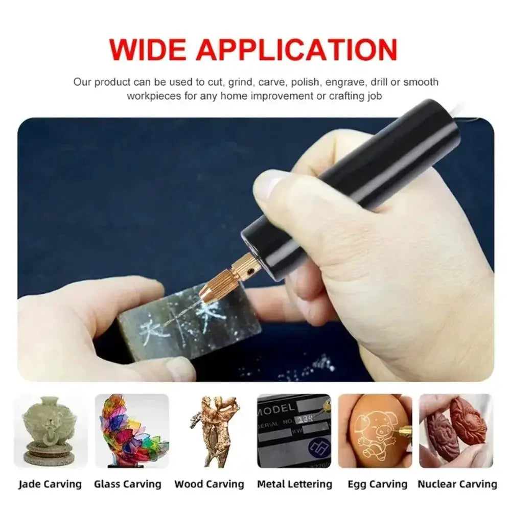 USB Powered Handheld Mini Electric Drill for Epoxy Resin Jewelry Making Wood Craft Engraving Pen Tool