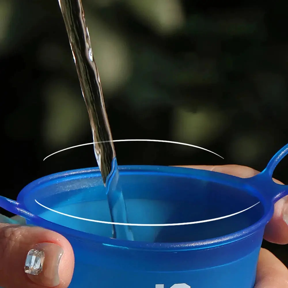 Foldable 200ml Sports Water Cup For Marathon And Cross Country Running