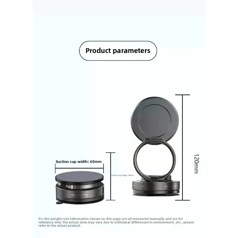 T30 Vacuum Magnetic Phone Holder For MagSafe With Adjustable Swivel