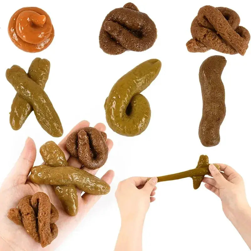 Realistic Soft Plastic Fake Poop Prank Toy For Parties Gags Stress Relief Squishy Joke Gift