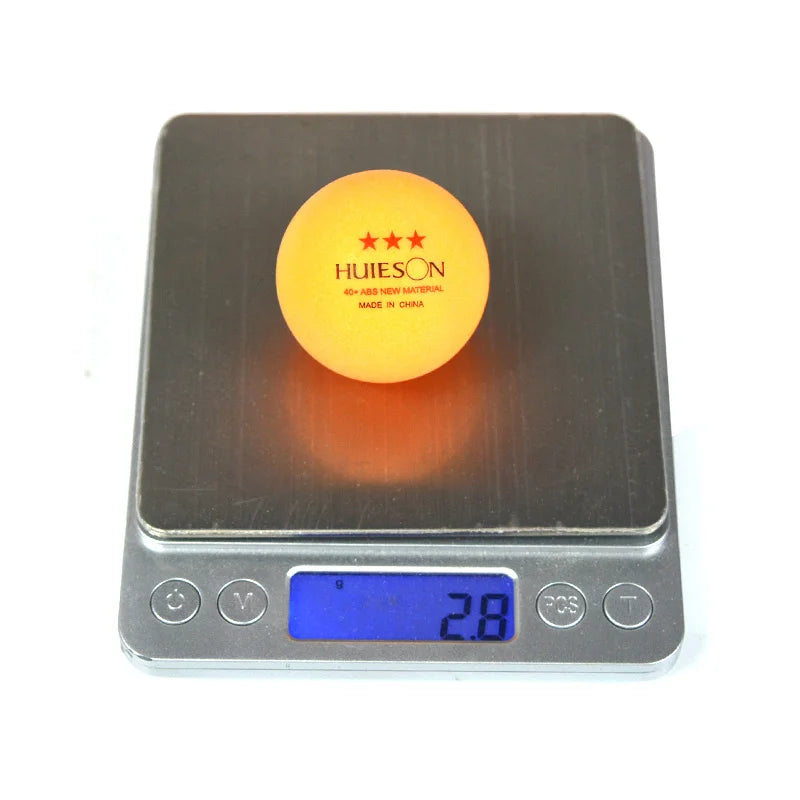 Huieson 10 Pack ABS Table Tennis Balls 3 Star 2.8g 40 Plus MM Ping Pong Balls for Match Training