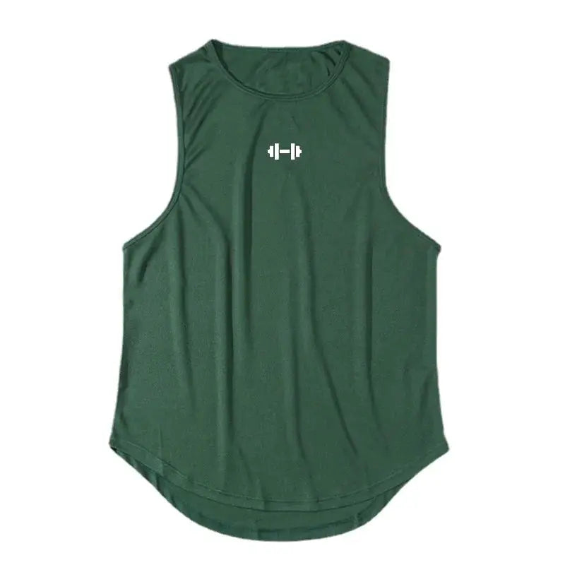 Summer Mens Running Vest Quick Dry Loose Fit Sleeveless Tank Top For Gym Running Basketball And Bodybuilding