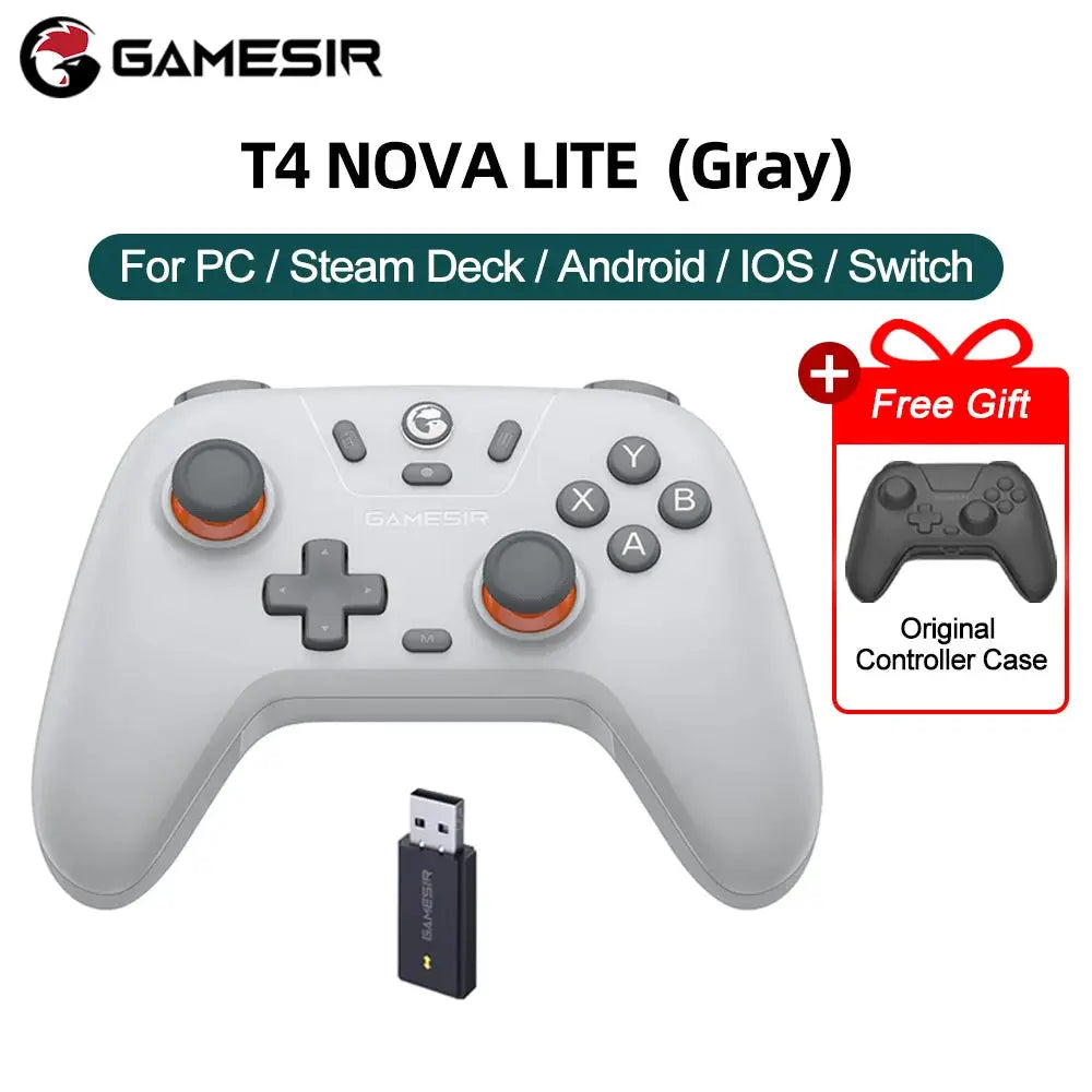 GameSir Nova Lite Controller For Nintendo Switch PC Steam Android iOS Hall Effect Joysticks With Dual Rumble