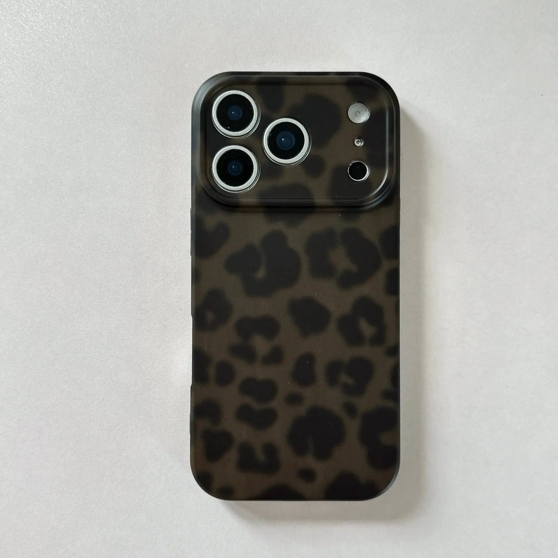 Retro Amber Color Lamber Pattern Glossy Phone Case For IPhone 12 Pro Max To IPhone 17 Pro Max Plus Air