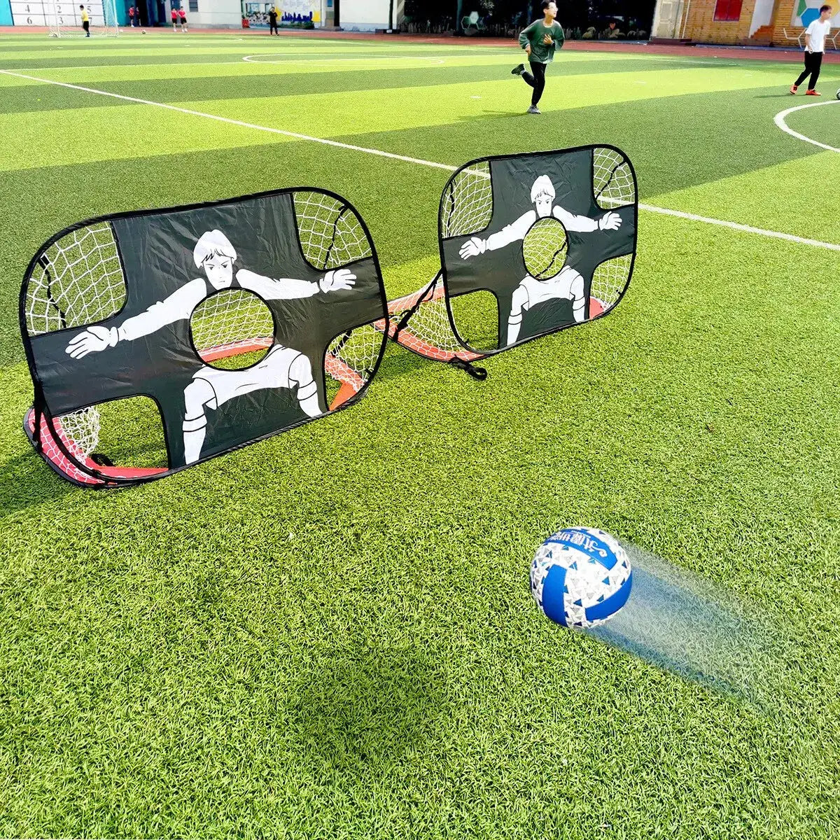 Foldable Nylon Soccer Goal For Kids And Adults Portable Pop Up Net For Backyard Playground Indoor Outdoor Training