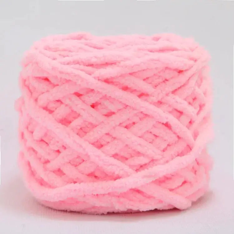100g Chenille Knitting Yarn Ice Strip Line Cotton For Hand Knitting Scarf Thick Wool Wholesale