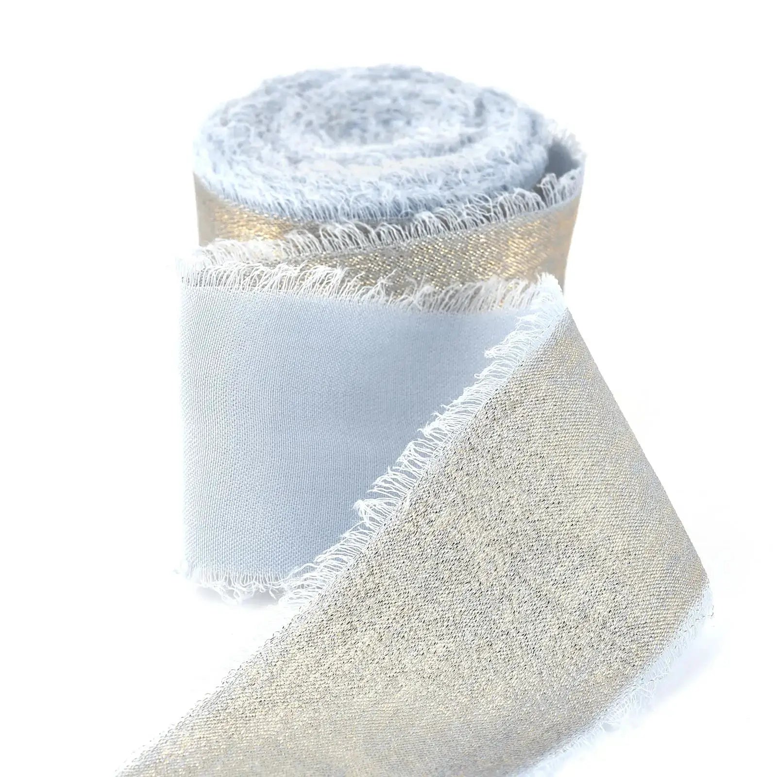 LuxeSilk 5M Silk Ribbon Roll Handmade Ripped Ribbon For Wedding Bouquets Gift Boxes And Decor