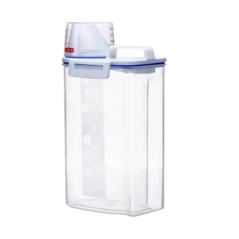 2.5L Sealed Food Storage Container With Airtight Lid For Grains Flour Rice Kitchen Pantry Organization