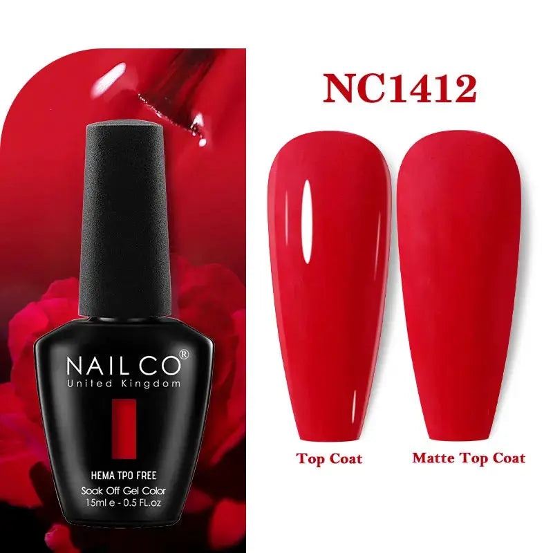 NAILCO 283 Colors Gel Nail Polish Kit Ultra Long Lasting UV Gel Varnish With 30 Day Shine
