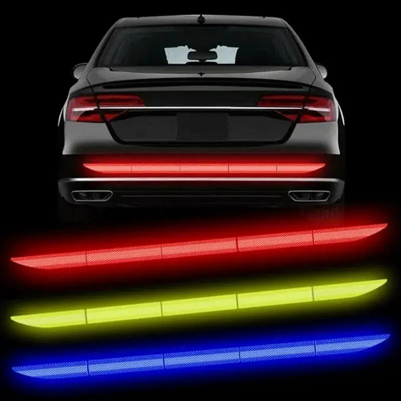 Reflective Warning Tape Car Sticker Anti Collision for Automobile Trunk Night Visibility