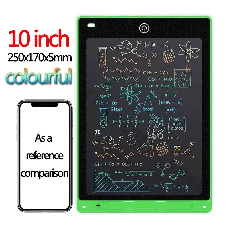10 And 12 Inch LCD Writing Tablet For Kids Graffiti Sketchpad Handwriting Blackboard Toy Gift
