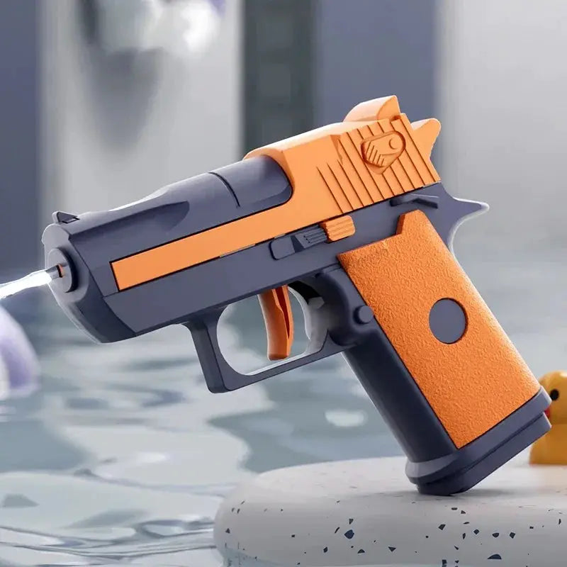 Mini Water Pistol Mechanical Continuous Firing Water Gun For Summer Pool Parties Outdoor Games