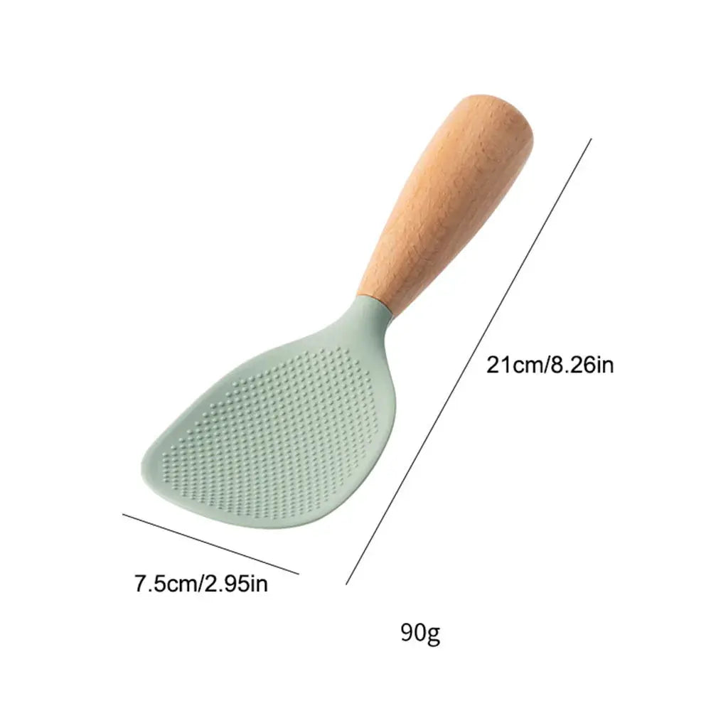 Silicone Cooking Spoon Nonstick Anti Scalding High Temperature Resistant Durable Kitchen Utensil