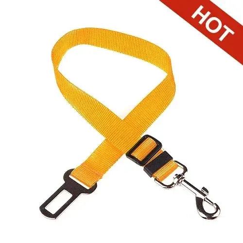 Adjustable Pet Car Seat Belt For Cats And Dogs Safe Vehicle Harness Lead Clip Secure Pet Restraint
