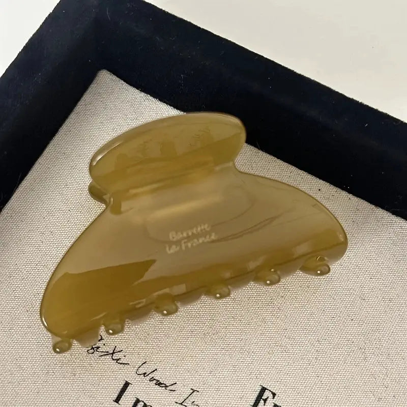 Elegant Acetate Hair Claw Clip Shark Clip For Medium Hair Secure Hold And Stylish Accessory