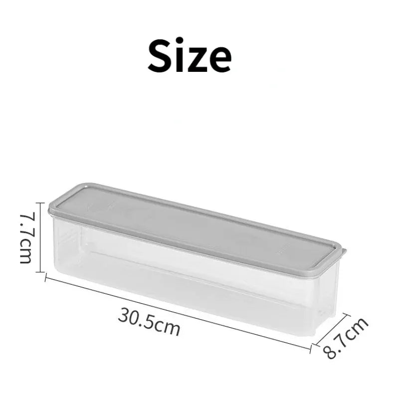 Airtight Spaghetti Canister Pasta Storage Container With Lid For Cereal Grains Pantry Organization