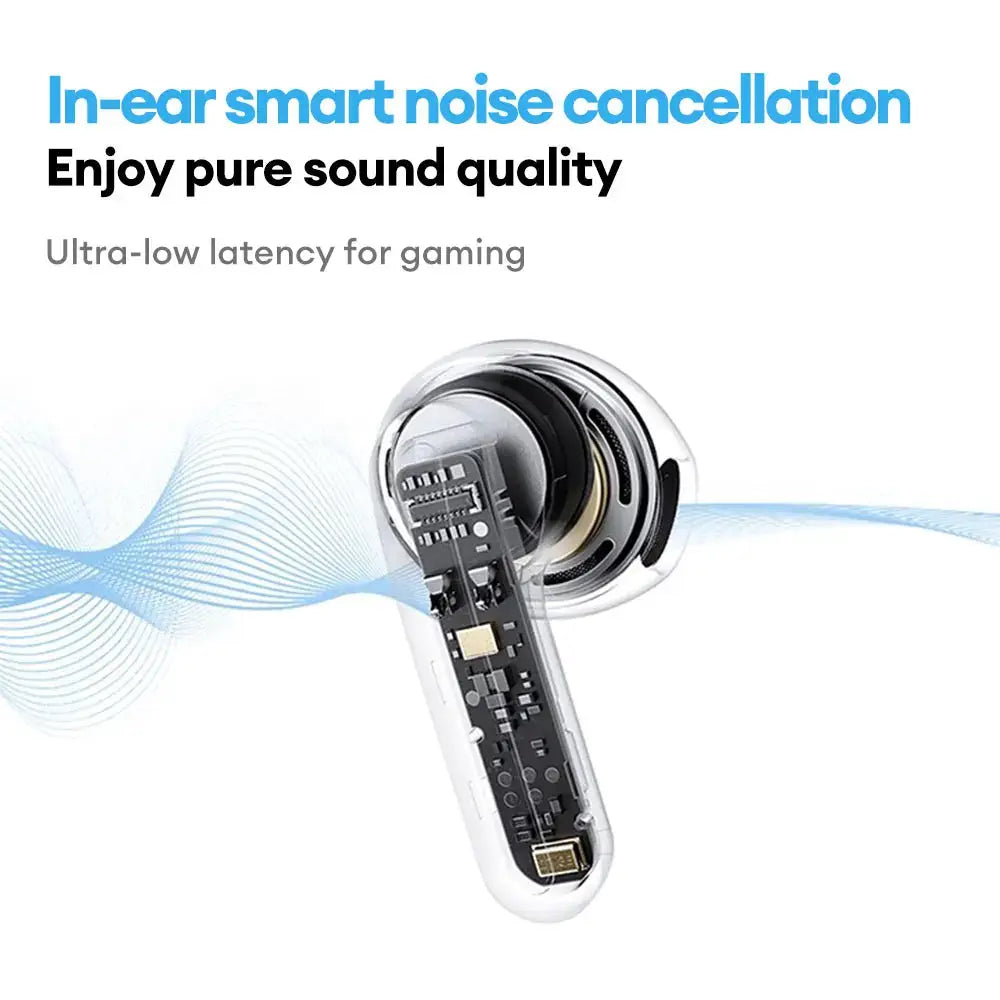 Lenovo LE209 Wireless Bluetooth Earphones With Active Noise Cancellation For Immersive HiFi Music And 12mm Drivers