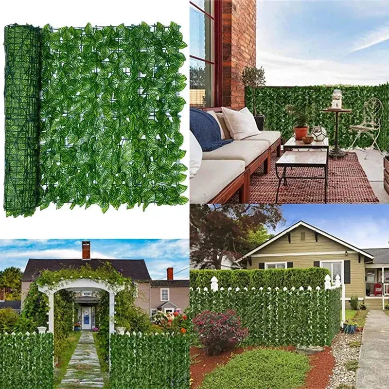 Artificial Ivy Hedge Fence Board for Outdoor Garden and Balcony Privacy Fence Decoration