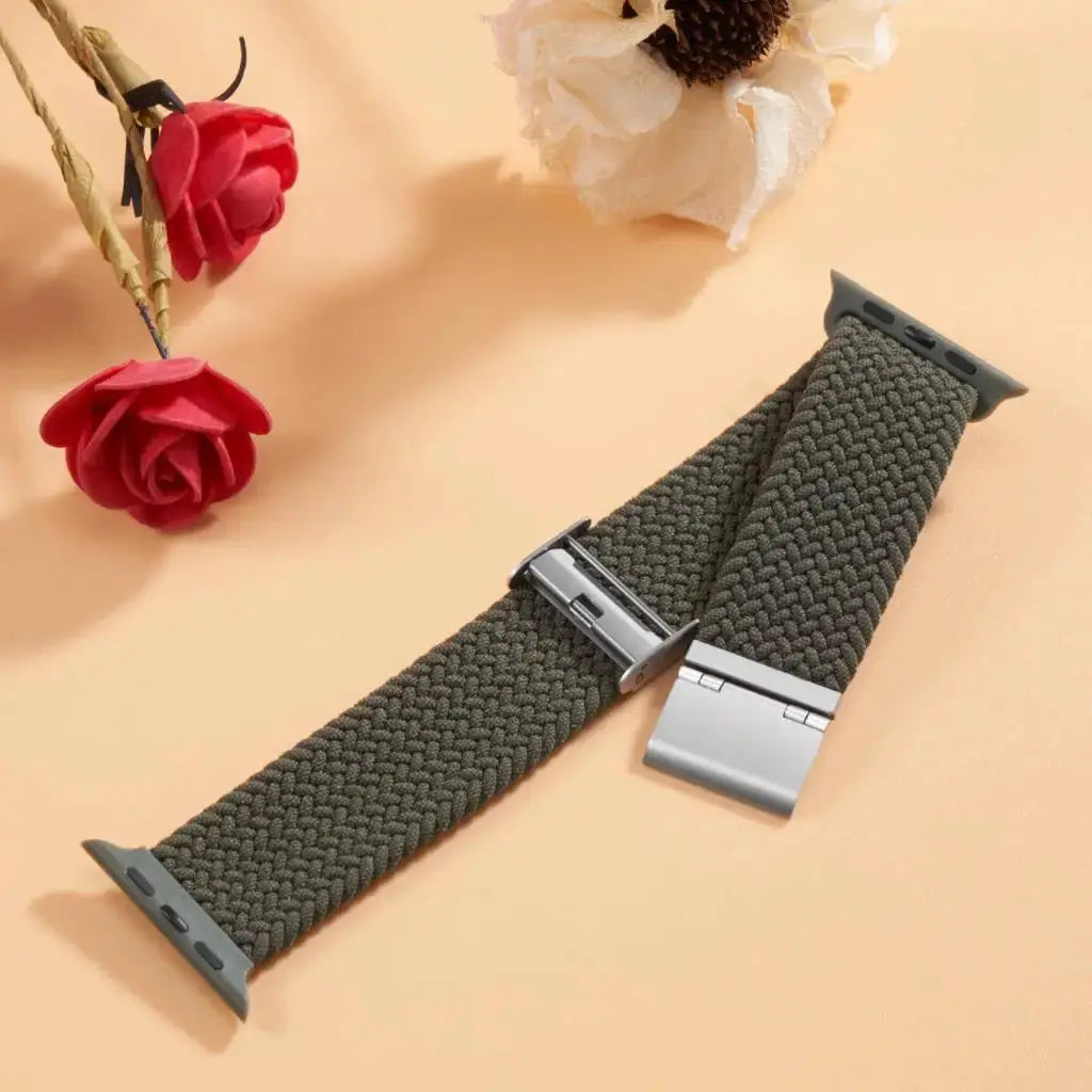 Strap For Apple watch band 46mm 45mm 44mm 49mm 40mm 41mm 42mm Braided loop correa bracelet iWatch series 10 8 9 7 5 2030
