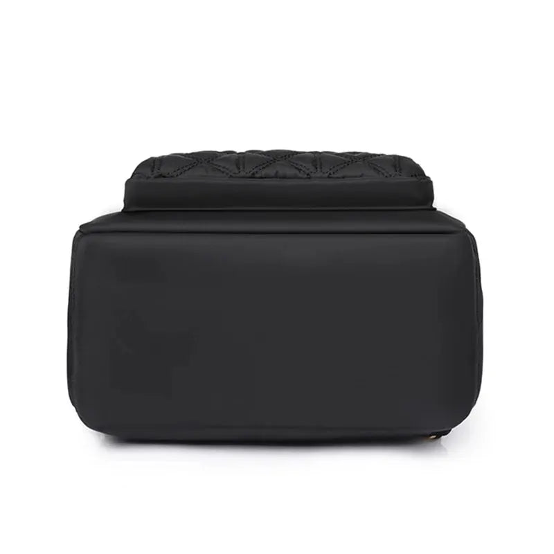 Nylon backpack from Simples Market in black for women, travel bag.
