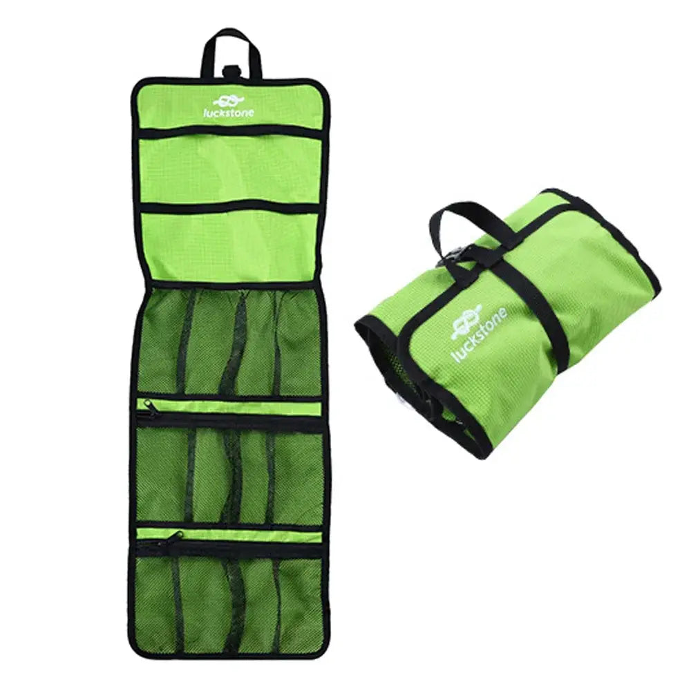 Rock Climbing Gear Storage Bag With Carabiner Organizer Durable 420D Ripstop Oxford