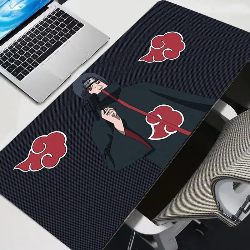 Uchiha Itachi Naruto Madara Mouse Pad for Esports Speed Gaming Desk Mat Keyboard Pad
