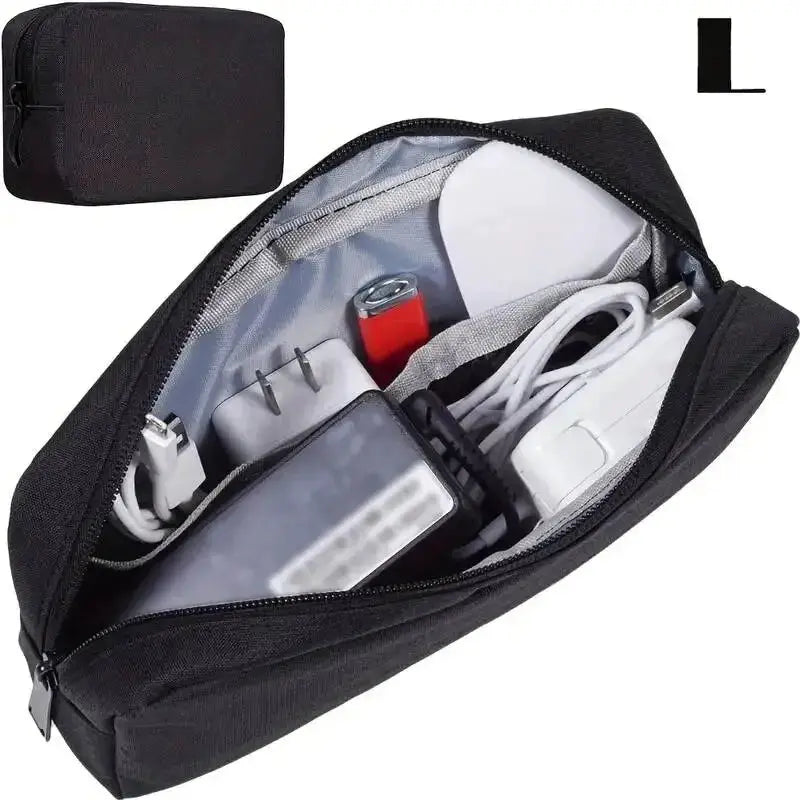 Travel Storage Bag Cables SD Cards Power Banks Small Electronics