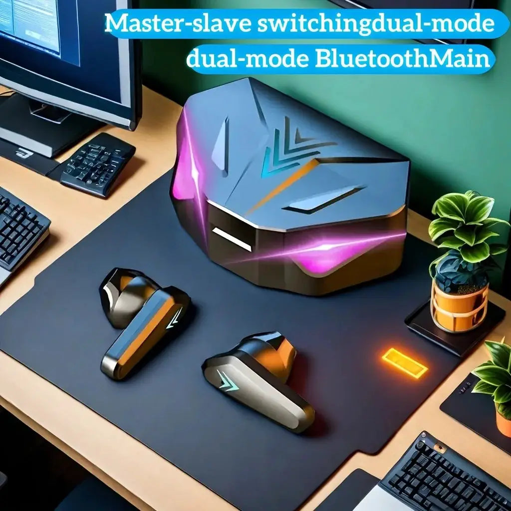X15 TWS Wireless Gaming Earbuds With Microphone And LED Display Charging Case For Immersive Sound And Quick Charging