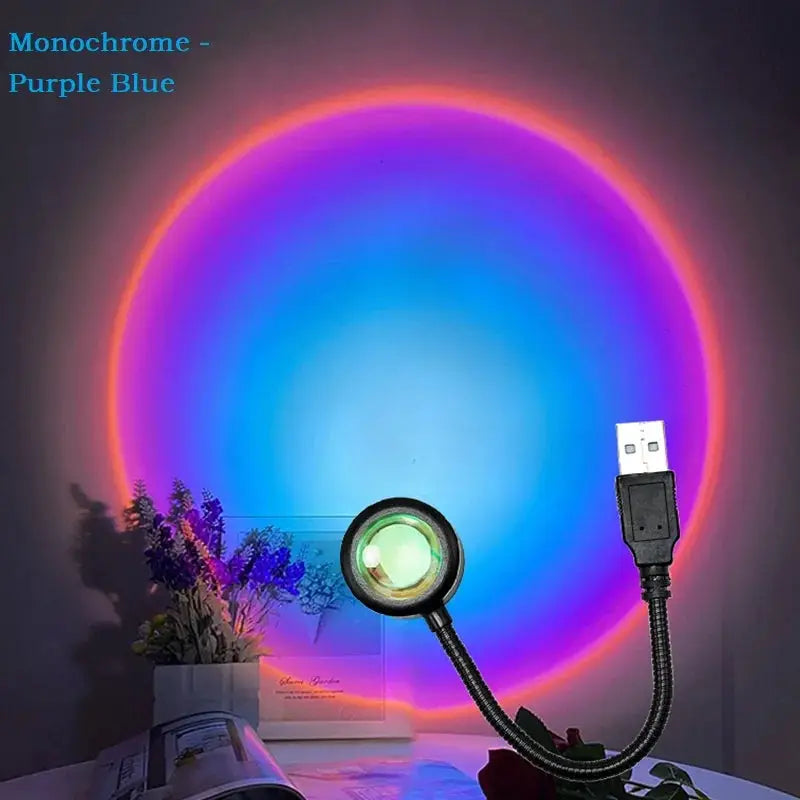 Kerokuru USB Sunset Light Lamp For Self Portrait Photography LED