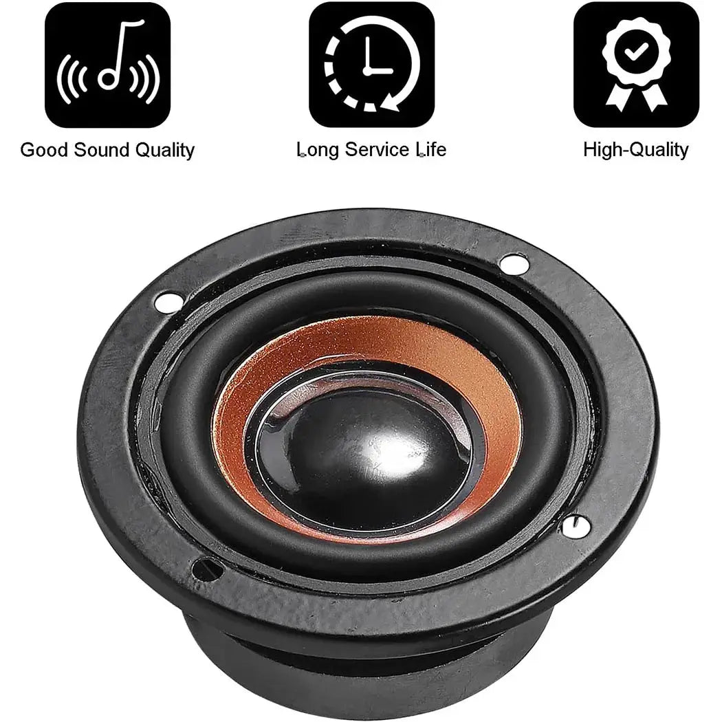 63mm round speaker driver with copper ring, 4Ω 5W for DIY portable Bluetooth speakers