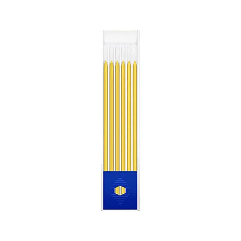 Simples Market carpenter pencil refills, 2.8mm, long-nosed deep-hole tips with built-in sharpener, 8-pack