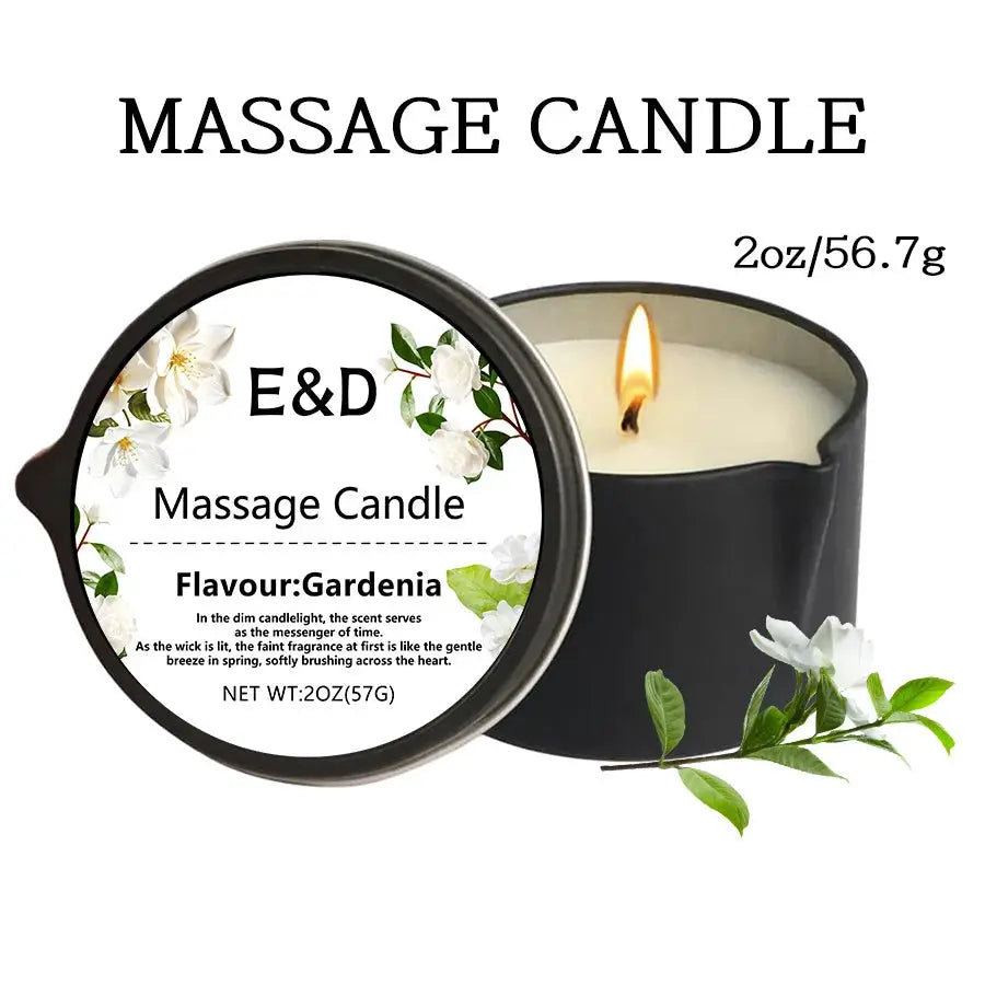 Massage Oil Candle for Stress Relief and Skin Moisturizing Aromatherapy Spa Essentials Luxury Candles