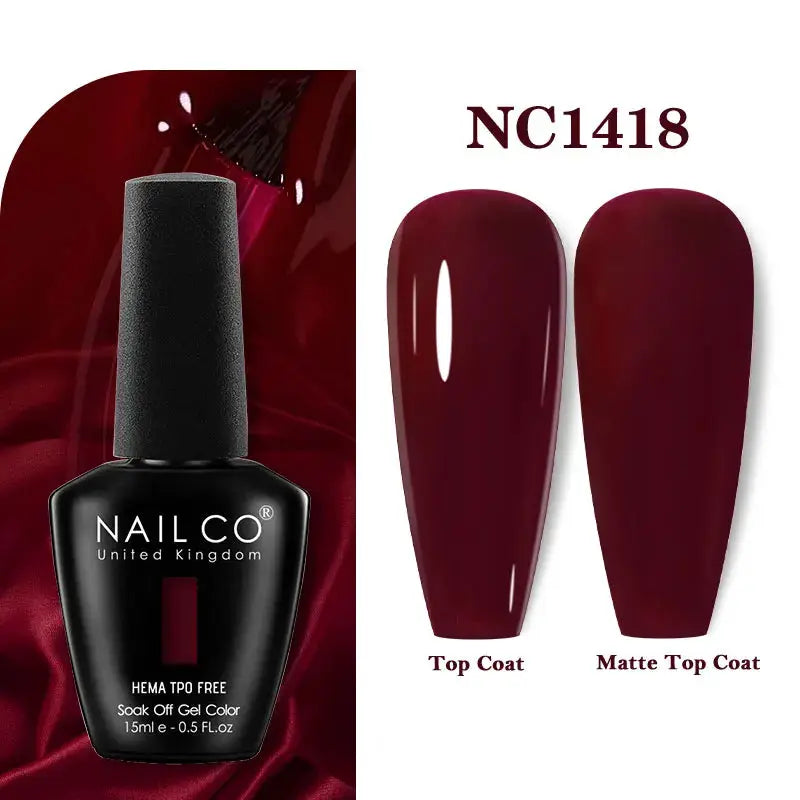 NAILCO 283 Colors Gel Nail Polish Kit Ultra Long Lasting UV Gel Varnish With 30 Day Shine