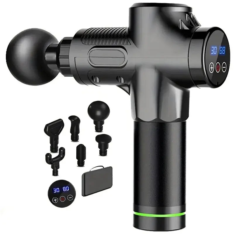 FlexPro 30 Level Massage Gun Fascia Relief Deep Muscle Neck Body Massager With Noise Reduction