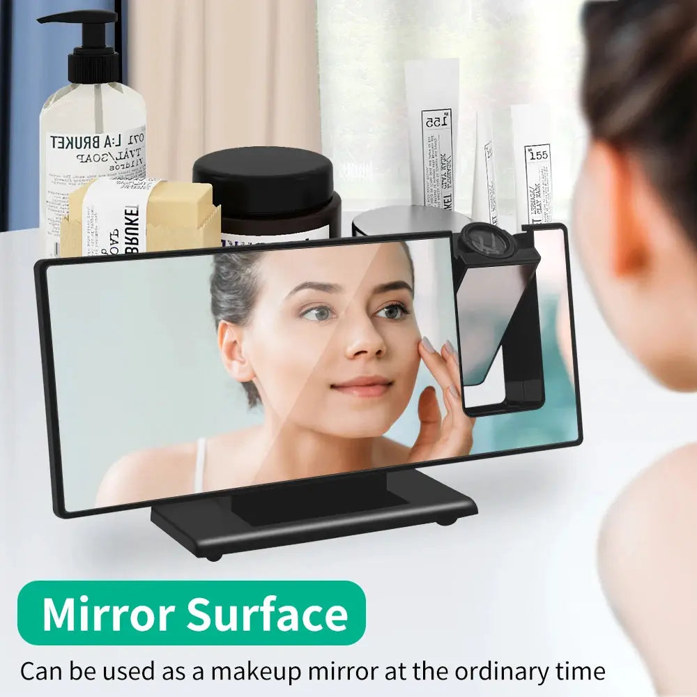 USB Powered Digital Alarm Clock with 180° projection arm and LED display by Simples Market