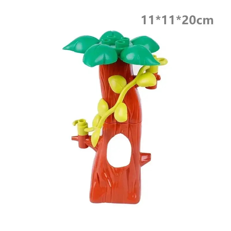 Big Outdoor Building Blocks Forest Plant Series Set For Farm Garden Decor And Kids Toys Bricks