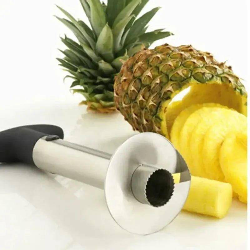Stainless Steel Pineapple Slicer Peeler Cutter Parer Knife Kitchen Tool for Fresh Fruit Prep