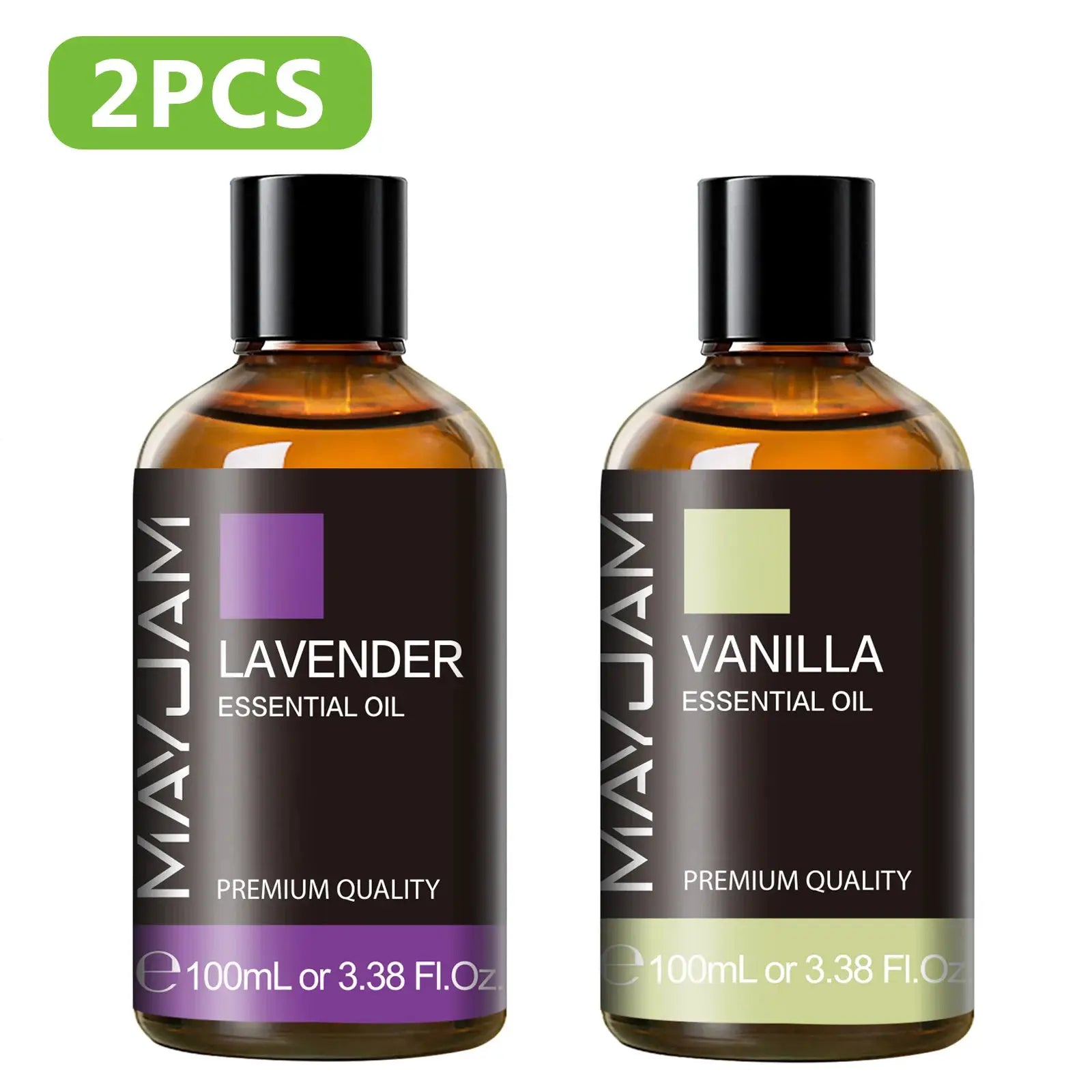 MAYJAM 100ml Pure Plant Essential Oil Mint Bergamot Patchouli Citronella Lemongrass Chamomile Cedarwood For Reed Diffuser