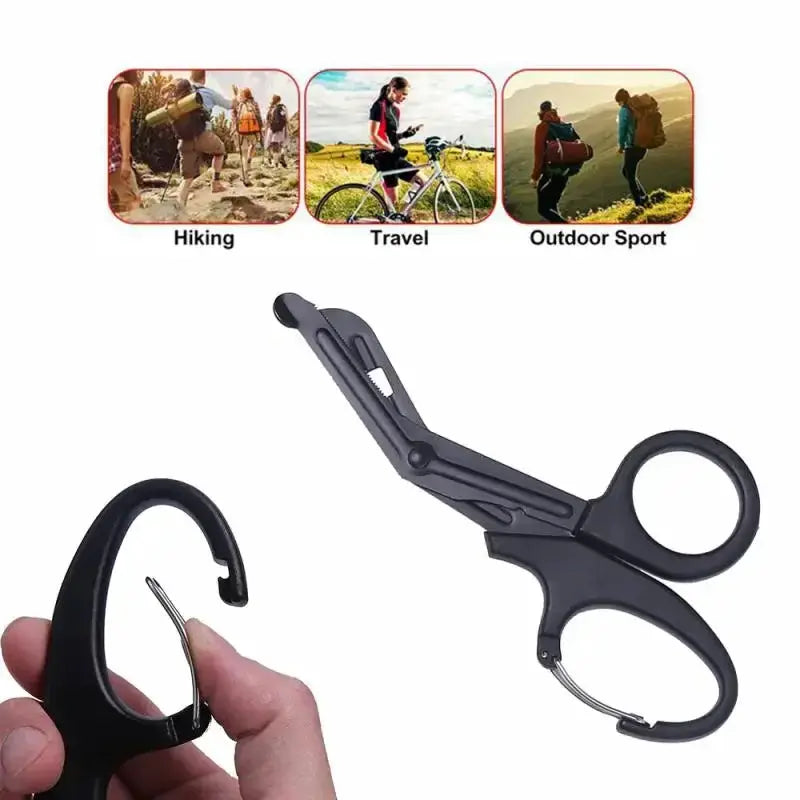 Rescue First Aid EMT Trauma Bandage Shears Medical Scissors 15 18.5 Cm Stainless Steel Milled Serrations Curved Tip