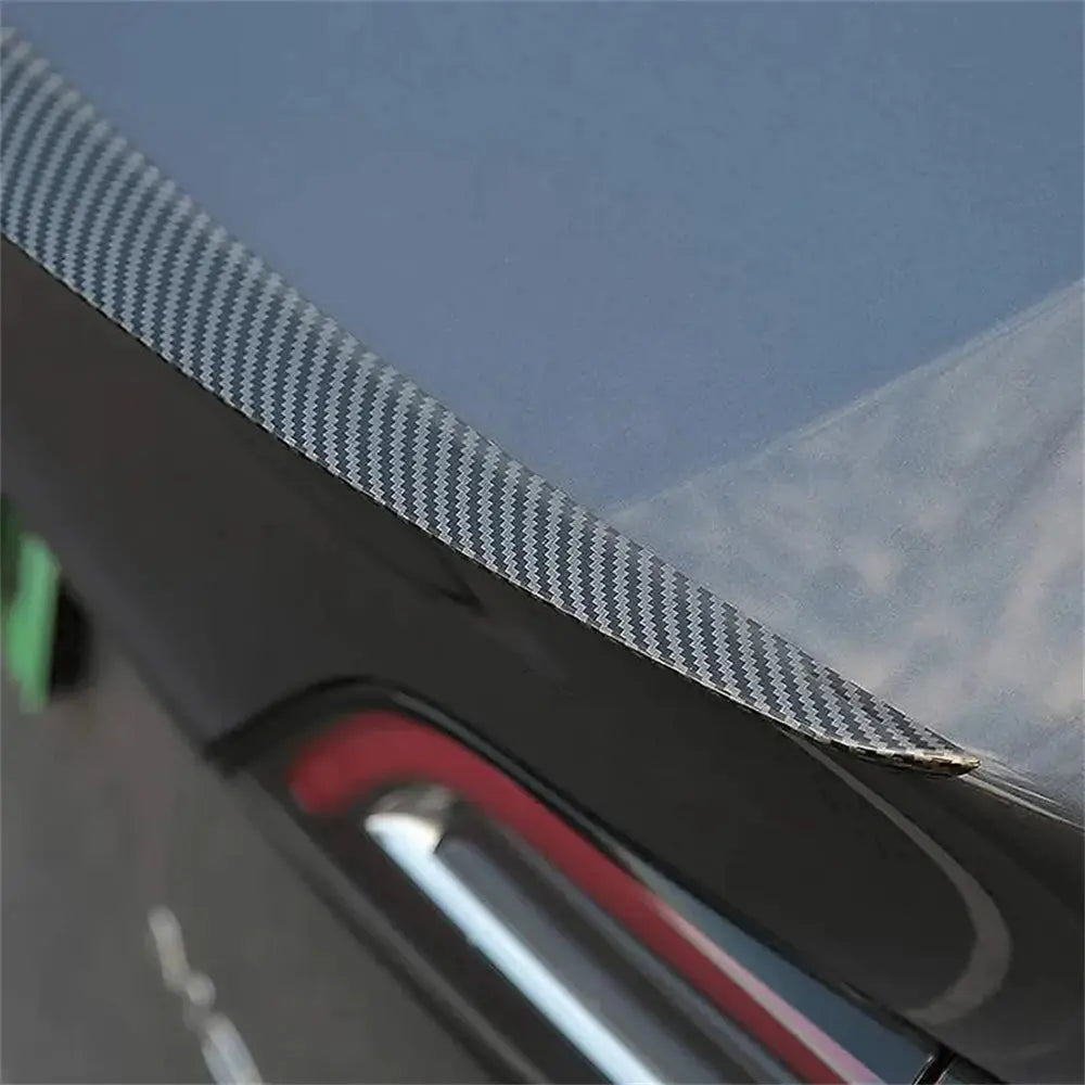 Rear spoiler wing with carbon fiber look for Tesla Model 3/Y by Simples Market