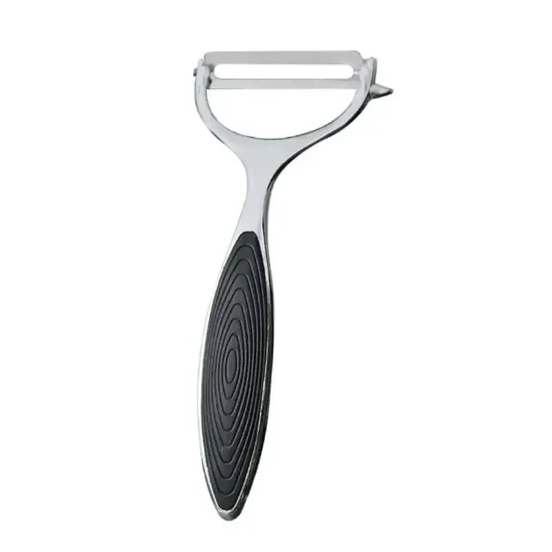 KitchenForge Multi Function Peeler Grater Tool For Fruits And Vegetables With Ergonomic Zinc Alloy Handle