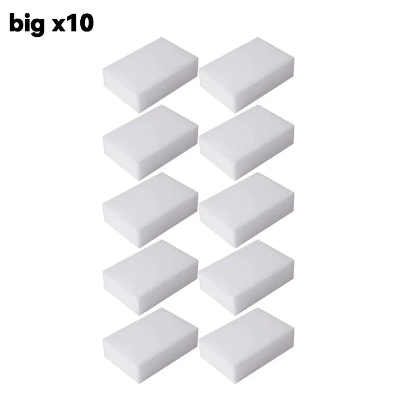 EcoClean Melamine Sponge Magic Eraser 50 Pack Non Toxic Antibacterial Cleaning Sponges For Kitchen And Bathroom