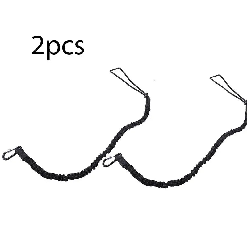 Safety Bungee Tether Tool Lanyard With Carabiner Hook For Climbing And Aerial Work Anti Falling Safety Rope