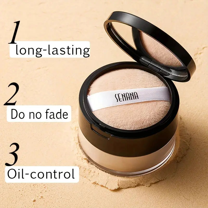 LumiLux Hydrating Flawless Setting Powder Natural Nude Finish With Oil Control For All Skin Types