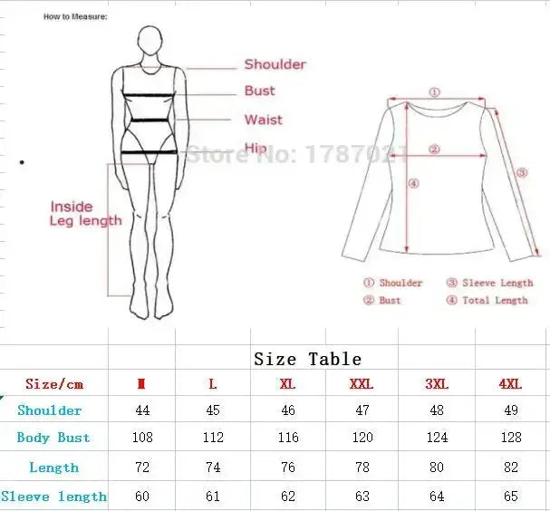 Men's trench coat size guide with measurement diagrams and size table