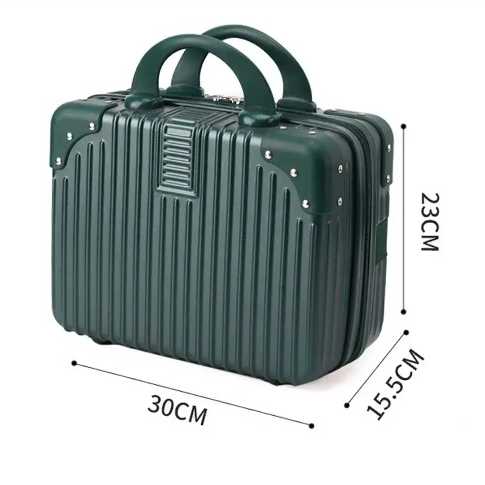 VoyageLite 14 Inch Lightweight Travel Cosmetic Case Waterproof Carry On Organizer For Toiletries And Makeup